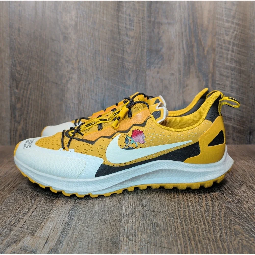 Nike X Gyakusou Zoom Pegasus 36 Trail Men Size 9.5 Mineral Yellow CD0383-700